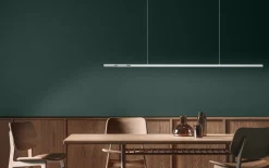 LED-Pendelleuchte Ole, aluminium, inkl. CCT und Fernbedienung