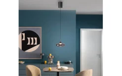 LED-Pendelleuchte Posh, grau, 1-flammig