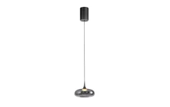 LED-Pendelleuchte Posh, grau, 1-flammig