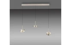 LED-Pendelleuchte Q-Rotate, aluminium, inkl. Smarthomefunktion