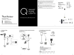 LED-Pendelleuchte Q-Rotate, dunkelbraun, inkl. Smarthomefunktion