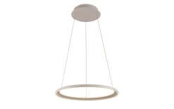 LED-Pendelleuchte Quillo, sand, inkl. Memoryfunktion