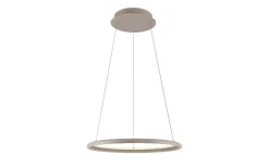 LED-Pendelleuchte Quillo, sand, inkl. Memoryfunktion