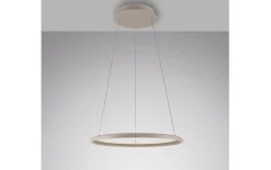 LED-Pendelleuchte Quillo, sand, inkl. Memoryfunktion