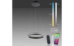LED-Pendelleuchte Q-Vito, anthrazit, 40 cm