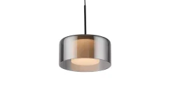 LED-Pendelleuchte Rika, schwarz, 3-flammig, 180 cm, inkl. Höhenverstellung