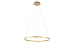 LED-Pendelleuchte Ritus, messing matt, 58,5 cm