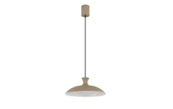LED-Pendelleuchte Rocha, sandfarbig