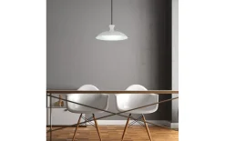 LED-Pendelleuchte Rocha, weiß