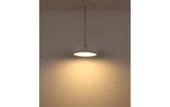 LED-Pendelleuchte Rocha, weiß