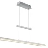 LED-Pendelleuchte Smash, nickel matt, 100 cm