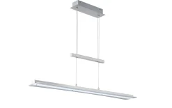 LED-Pendelleuchte Smash, nickel matt, 100 cm