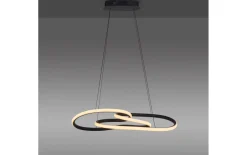 LED-Pendelleuchte Twist, schwarz, inkl. Memoryfunktion