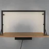 LED-Regal Becky in Holz-Nachbildung, 53 x 70 cm