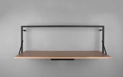 LED-Regal Becky in Holz-Nachbildung, 90 x 30 cm