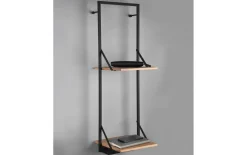 LED-Regal 2er Becky in Holz-Nachbildung, 96 x 66 cm
