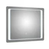 LED-Spiegel 21, Aluminium, 90 x 70 cm, inkl. Touchsensor