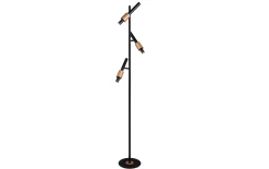 LED-Standleuchte CCT Ikaris, schwarz, 3-flammig