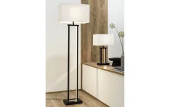 LED-Standleuchte Domo, schwarz/weiß, 150 cm