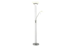 LED-Standleuchte Eva, nickel, 180 cm