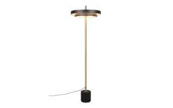 LED-Standleuchte Keaton, schwarz/gold, inkl. Sensordimmer