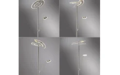 LED-Standleuchte Mondo Rimo, stahl, inkl. CCT und Memoryfunktion