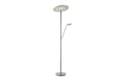 LED-Standleuchte Mondo Rimo, stahl, inkl. CCT und Memoryfunktion