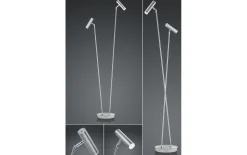 LED-Standleuchte Tom, nickel matt, 140 cm