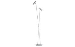 LED-Standleuchte Tom, nickel matt, 140 cm