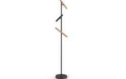 LED-Stehleuchte Calina, coffee/schwarz, inkl. Sensordimmer