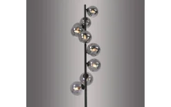 LED-Stehleuchte Dubai, schwarz/grau