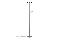 LED-Stehleuchte Palermo, nickel, inkl. Fernbedienung