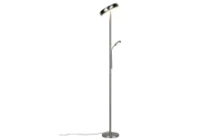 LED-Stehleuchte Palermo, nickel, inkl. Fernbedienung