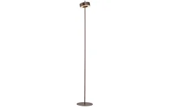 LED-Stehleuchte Q-Rotate, dunkelbraun, inkl. Smarthomefunktion