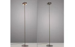 LED-Stehleuchte Q-Rotate, dunkelbraun, inkl. Smarthomefunktion