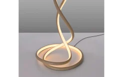 LED-Stehleuchte Twist, sandfarbig, inkl. Dimmfunktion