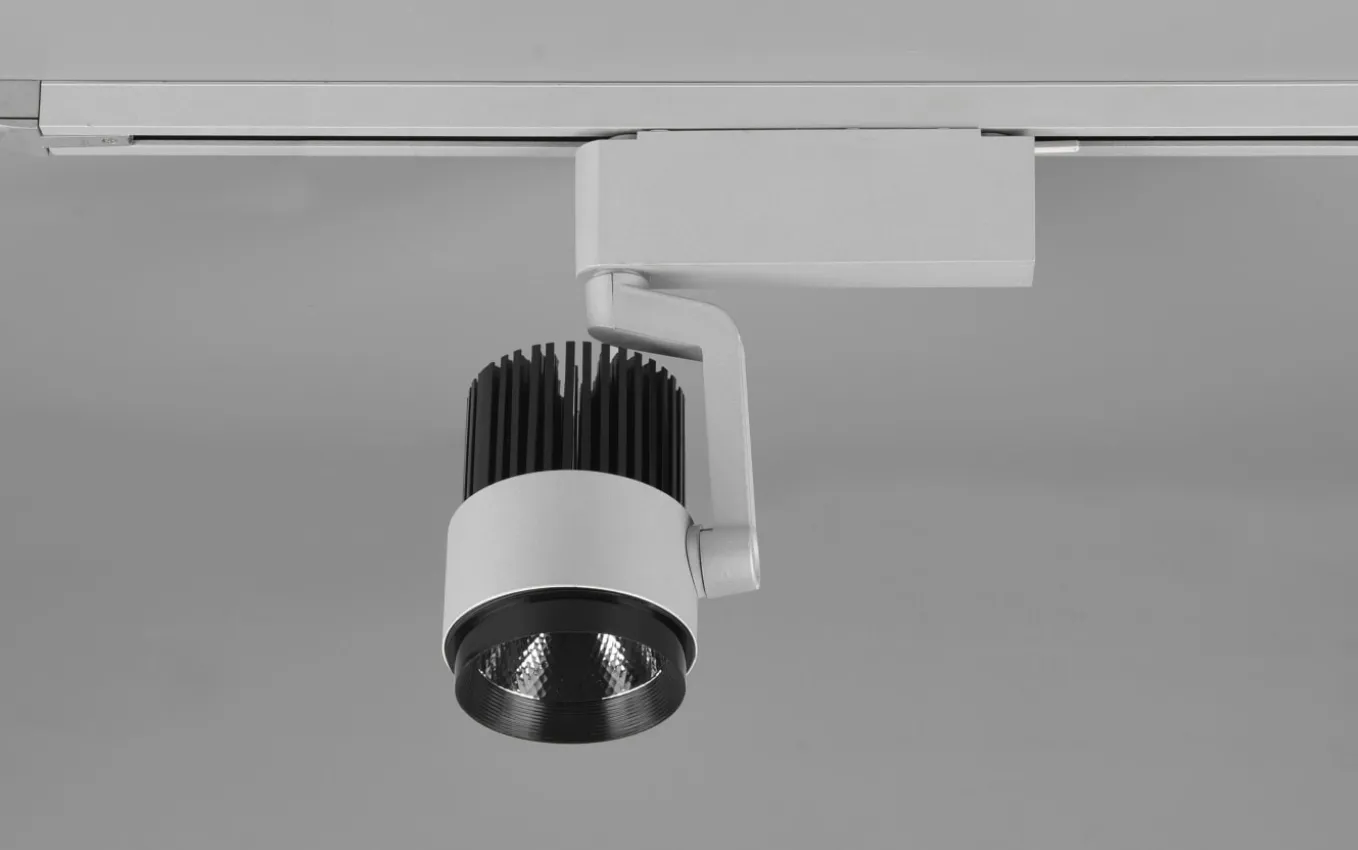 LED-Strahler DUOline in titanfarbig, 23 cm