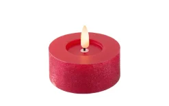 LED Teelicht, rot/warmweiß, 6 cm