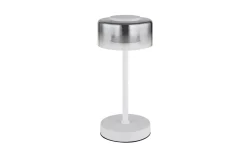 LED-Tischleuchte Belinda, weiß/rauchfarbig