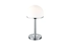 LED-Tischleuchte Berlin, nickel matt/weiß, 39 cm