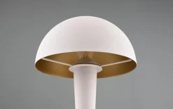 LED-Tischleuchte Canaria, weiß/goldfarbig, inkl. Touch Dimmer