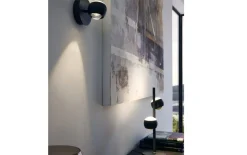 LED-Tischleuchte Cannon, schwarz, inkl. Sensordimmer