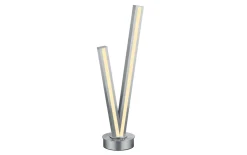 LED-Tischleuchte Cinque Cicanto, nickelfarbig, inkl. Dim to Warm Funktion