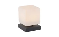 LED-Tischleuchte Dadoa, anthrazit/weiß, 16 cm
