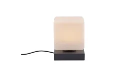 LED-Tischleuchte Dadoa, anthrazit/weiß, 16 cm