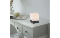 LED-Tischleuchte Dadoa, anthrazit/weiß, 16 cm