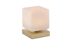 LED-Tischleuchte Dadoa, messing, 16 cm