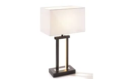 LED-Tischleuchte Domo in schwarz/weiß, 55 cm