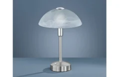 LED-Tischleuchte Donna, nickel matt, 22 cm