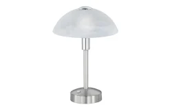 LED-Tischleuchte Donna, nickel matt, 22 cm